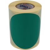Al Hızlı Al Kuşe Daire Renk Baskılı Çap Etiketi 75MM Daire Ölçülerinde Yuvarlak Çıkartma Ruloda 300 Adet Kendinden Yapışkanlı Rulo Etiketi Barkod Yazıcılar ile Uyumlu 40MM Yeşil - 41 Delft Blue