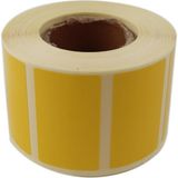 Al Hızlı Al Kuşe Sarı Renk Baskılı Etiket 50MM x 30MM Ölçülerinde 1000 Adet 40MM Çapında - Çok Renkli