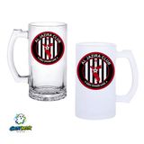 Al Jazira F.c. Kulplu Bira Bardağı Buzlu Veya Şeffaf Seçenekli 0266
