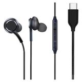 Al Jazıra Type-C Mikrofonlu Siyah Kulak İçi Kulaklık (Samsung-İphone-Xiaomi Uyumlu)