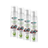 Al-Kar Ticaret Aloe Içerikli Kedi ve Köpek Kuru Yıkama Bakım Şampuanı Tüy Deri Bakım Köpüğü 200 ml (4 Paketi) - Option-1