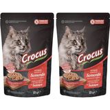 Al-Kar Ticaret Crocus Pouch Yetişkin Kedi Somonlu Jöleli 85G, 856-002 2li Paket - 0,01 gr