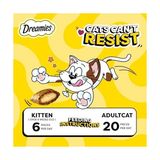 Al-Kar Ticaret Dreamies Kedi Ödül Maması, Tavuklu, 60 G 2li Paket - 0,01 gr