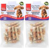 Al-Kar Ticaret Esca Tavuklu Lokmalık Munchy 6 Santimetre 12'li Köpek Ödül Maması 2li Paket - 0,10 kg