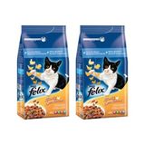 Al-Kar Ticaret Felix Farmhouse Yetıskın Kedıler Icın Kedi Maması, Tavuklu ve Hindi Etli 2 kg (2 Paketi) - 0,01 gr