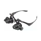 Al-Kar Ticaret Gözlük Modeli 10X 15X 20X 25X Lens,2led Işıklı,büyüteç
