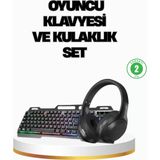 Al-Kar Ticaret HN01 Kulaklık + PG-8018 Oyuncu Klavyesi Set