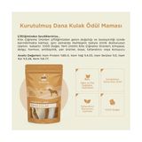 Al-Kar Ticaret Kito Kurutulmuş Dana Kulak Çiğnemelik Köpek Ödül MAMASI%100 Doğal, Glutensiz, Organik 100 gr (Dog Treat) - 0,10 kg