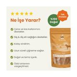 Al-Kar Ticaret Kito Kurutulmuş Kuzu Kulak Çiğnemelik Köpek Ödül Maması %100 Doğal, Glutensiz, Organik 100 gr - 0,10 kg