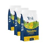 Al-Kar Ticaret Kuru Yetişkin Kedi Maması - Besleyici Vitamin Ilaveli Tam ve Dengeli Mama (1,2 Kg, Tavuk) (3 Paketi) - 0,01 gr