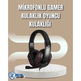 Al-Kar Ticaret Mikrofonlu Oyun Kulaklığı – Mavi Işıklı, Uzun Süre Konforlu Kullanım