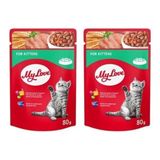 Al-Kar Ticaret My Yavru Kediler Için Pouch Kedi Maması, 80GR, 24 Adet (2 Paketi) - -- - Option-1