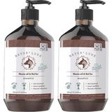 Al-Kar Ticaret Naturluxe Dog Shampoo Neem Oil & Bai Bu 500ML (2 Paketi) - Option-1