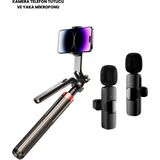 Al-Kar Ticaret NPL2S Tripot +K11 Yaka Mikrofonu Set