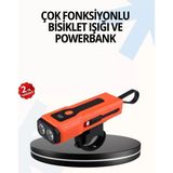 Al-Kar Ticaret Powerbank Özellikli Bisiklet Işığı Dijital Göstergeli LED