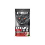 Al-Kar Ticaret Prochoice Creamy Kediler Için Balığı, Kızılcık ve Kedi Otlu Sıvı Ödül Maması 4X15 gr - 0,01 gr