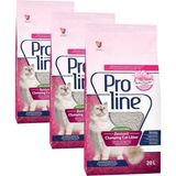 Al-Kar Ticaret Proline Bebek Pudra Kokulu Bentonit Kedi Kumu 20 L (3 Paketi) - Option-1