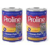 Al-Kar Ticaret Proline Okyanus Balıklı Pate Yetişkin Kedi Konservesi 395 gr 2li Paket - 0,01 gr