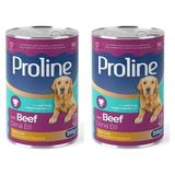 Al-Kar Ticaret Proline Parça Dana Etli Pate Yetişkin Köpek Konservesi 395 gr 2li Paket - 0,01 gr