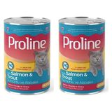 Al-Kar Ticaret Proline Somonlu ve Alabalıklı Sos Içinde Gravy Yetişkin Kedi Konservesi 400 gr 2li Paket - 0,75 kg