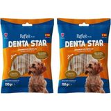 Al-Kar Ticaret Reflex Plus Dentastar Çiğneme Diş Çubukları Mini ve Küçük Irk Yetişkin Köpek Ödülü 110 gr (2 Paketi) - 0,01 gr