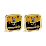 Al-Kar Ticaret Reflex Plus Pate With Orgranic Chicken Adult Cat 85 gr 2li Paket - 0,35 lt