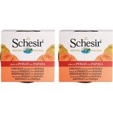Al-Kar Ticaret Schesir Yetişkin Köpek Konservesi 150 gr Tavuk Etli + Papaya (2 Paketi) - 0,75 kg