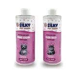 Al-Kar Ticaret Silky Pet Wash - Köpek ve Kedilere Özel Doğal Kiraz Çiçeği Özlü Şampuan - 400 ml - Option-1