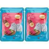 Al-Kar Ticaret Smartheart Pouch Yavru Kedi Jölede Ton Balığı 85 gr (2 Paketi)