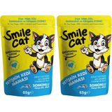 Al-Kar Ticaret Smile Cat Pouch 85 gr Kedi Somonlu (2 Paketi)