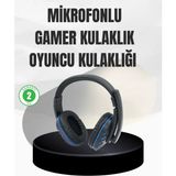 Al-Kar Ticaret Stereo Oyun Kulaklığı – Güçlü Bas, Mikrofonlu ve Konforlu Tasarım