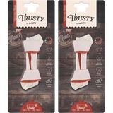 Al-Kar Ticaret Trusty Beef Düğümlü Kemik 45GR/12,7CM 2li Paket - Option-1
