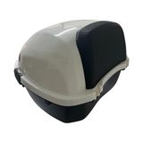 Al-Kar Ticaret Wheelıe XT21-W 28 Litre Motosiklet Arka Çanta Beyaz Parlak Su Geçirmez Abs Top Çift Kilitleme Üniversal - 0 - 3 Yaş - 0 - Siyah