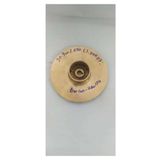 AL-MAK Enjektörlü Jet Su Pompa Bronz Sarı Pirinç Fan Pervane Çark - Delik 12 Mm Çap 130 Mm