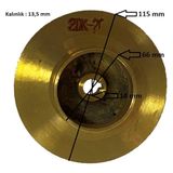 Al-Mak Santrifüj 2 Hp Salyangoz Pompa Bronz Su Fanı-Su Pervanesi- Çap 115 mm