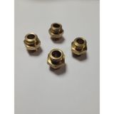Al-Mak Sarı Nipel 1/4" x 1/4" 4 Adetli Paket