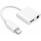 Al-tech Bilişim iPhone iPad Lightning Kulaklık ve Şarj Çevirici Dönüştürücü Çoğaltıcı Kablo 6 7 8 x Xs Xr 11 12 13 14 - Beyaz