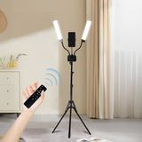 AL45X Işıklı Telefon Tutucu Ring Light - Siyah