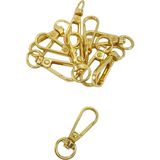 Ala Depo 1 cm Kanca Çanta Aksesuarı (10 Adet) Gold - Standart - Renkli