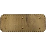 Ala Depo Açık Meşe Renkli Ahşap Çanta Tabanı Kadınlar İçin 33 cm X 13 cm Şık Tasarım - Standart