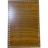 Ala Depo Ahşap Dikdörtgen Sepet Tepsi Tabanı 30X20 cm Ceviz Çift Yüz 3 mm Mdf - Renkli - Standart