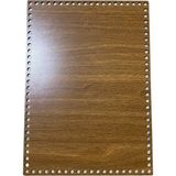 Ala Depo Ahşap Dikdörtgen Sepet Tepsi Tabanı 40X30 cm Ceviz Çift Yüz 3 mm Mdf - Renkli - Standart