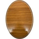Ala Depo Ahşap Oval Elips Sepet Tepsi Tabanı 35X25 cm Ceviz Çift Yüz 3 mm Mdf - Standart - Renkli