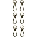Ala Depo Kanca 1 cm Çanta Aksesuarı (6 Adet) Light Gold - Standart - Renkli