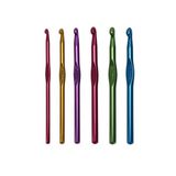Ala Depo Metal Saplı Tığ Seti Penye Örgü Tığ Seti 5-6-7-8-9-10 mm 6 Lı (15 Cm) - 2