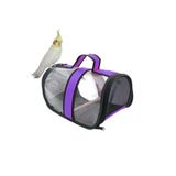 Ala Pet 30x22x21 cm Mor Tünekli Sultan Papağanı Taşıma Çantası