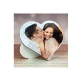 Alaa Butik Online Kalp Şekilli 80 Parça Puzzle – A4 Boyut, Kişiye Özel Baskılı, Masaüstü Çerçeveli Model