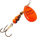 Alabalık Turna Döner Olta Kaşığı- Alpha - Fluo Orange - No:4 - Standart - Renkli