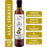 Alaçatı Alıç Sirkesi Yüksek Vitamin ve Antioksidan Doğal Fermantasyon - Hawthorn Vinegar 500 ml