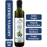 Alaçatı Aronya Sirkesi Yüksek Antioksidan Doğal Fermantasyon - Aronia Vinegar 500 ml